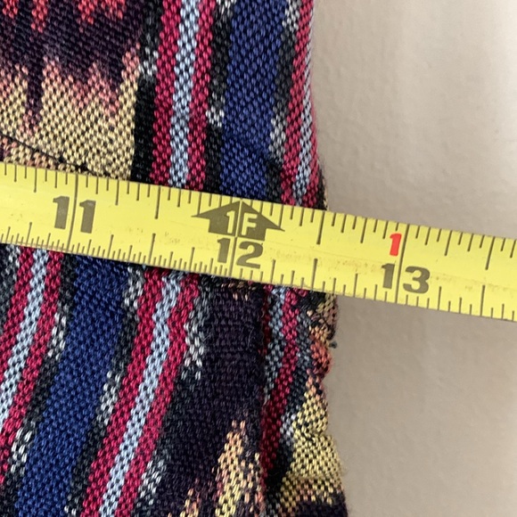 Kids Boho Overalls One Size Multi Color 100%Cotton NWT Super Cute Roll Up Leg - Picture 16 of 16